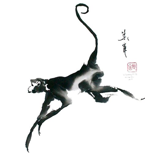 Oriental Art Supply | Monkey art, Monkey tattoos, Oriental art