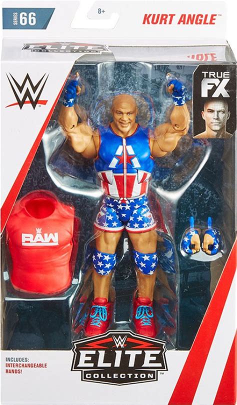 WWE Wrestling Elite Collection Series 66 Kurt Angle 7 Action Figure ...