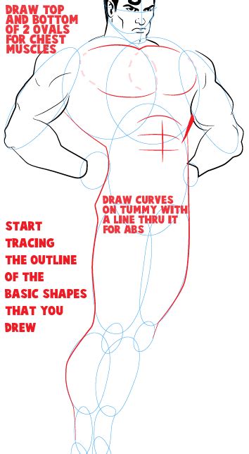 How to Draw Superman with Easy Step by Step Drawing Tutorial - How to Draw Step by Step Drawing ...