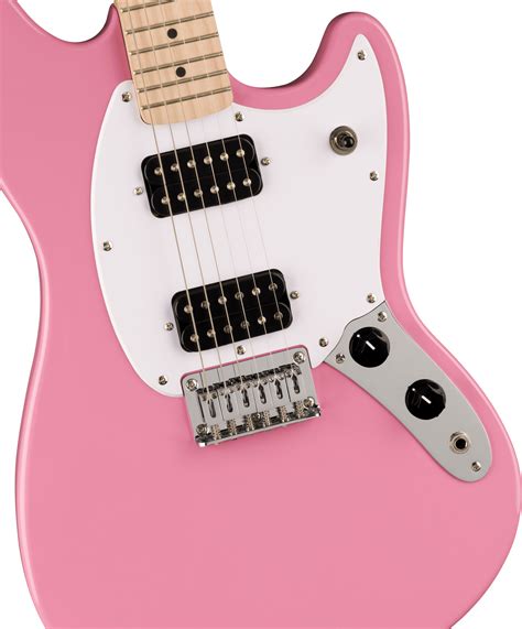 Squier Sonic Mustang HH Electric Guitar in Flash Pink - Andertons Music Co.