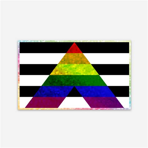 Straight Ally Flag – Discovery Stickers