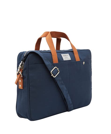 Lyst - Sandqvist Blue Mats Laptop Bag in Blue for Men