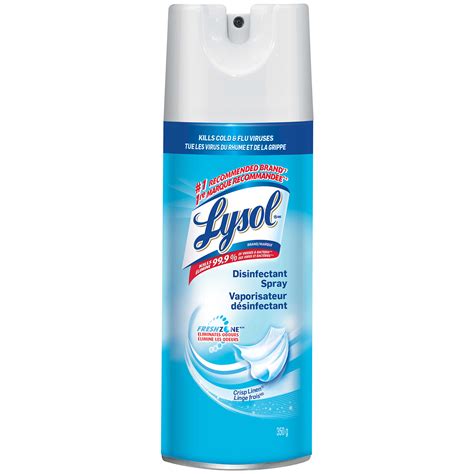 Lysol Disinfectant Aerosol Spray 350g Crisp Linen « Medical Mart