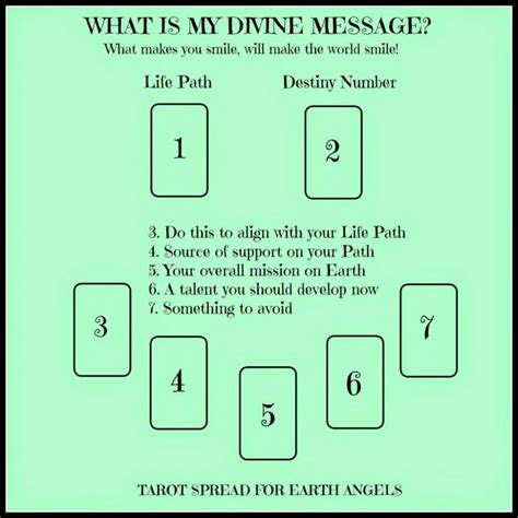 Life Purpose Tarot Spread for Earth Angels | Tarot spreads, Reading tarot cards, Tarot learning