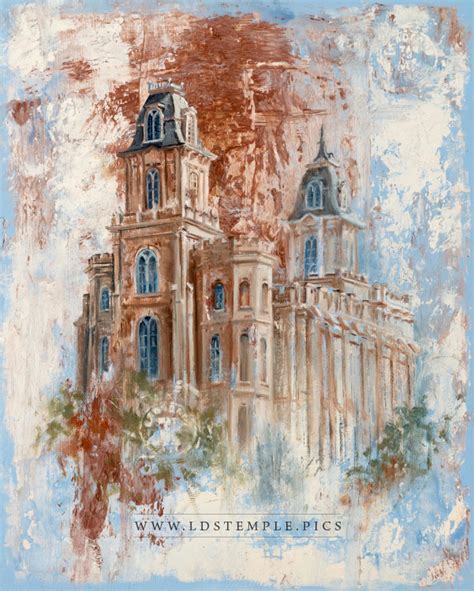 Manti Temple Painting - LDS Temple Pictures