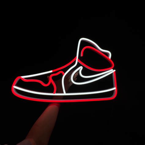 Nike Sneakers Custom Neon Led Gift for Streetwear Lover - Etsy