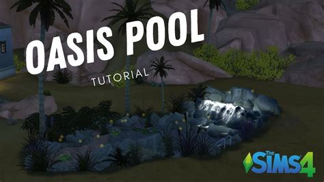 HOW TO: Natural Ponds, Pools & Waterfalls | Tutorial | Sims 4 - YouTube