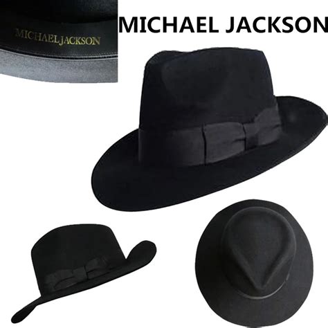 The Best Fedora Black Wool Retro Hat of Michael Jackson for MJ fans ...