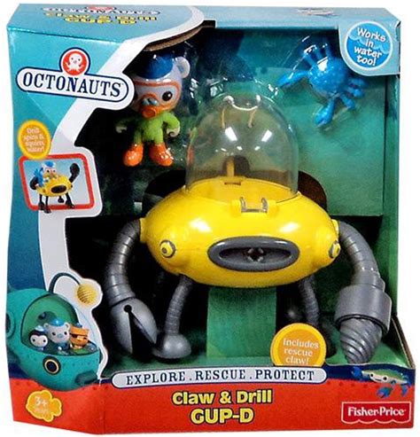 Fisher Price Octonauts Mission Vehicle Claw Drill GUP-D Playset - ToyWiz