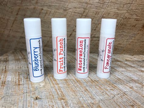 Lip Balm All Natural Lip Balm Chapstick - Etsy