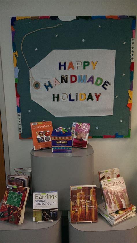 Happy Handmade Holiday - Gift Tag Book Display at Clover Hill Library ...