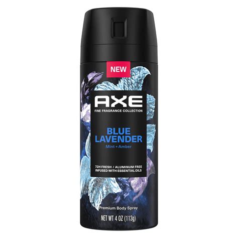 Axe Fine Fragrance Collection Premium Deodorant Body Spray for Men Blue ...