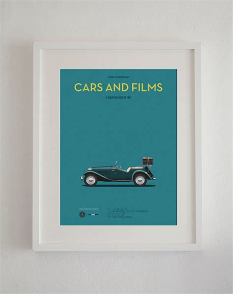 Two for the Road Car Movie Poster, Art Print Cars and Films, Film Art for Car Lovers. Home Decor ...