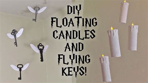 DIY Harry Potter Floating Candles and Flying Keys, Room.Party decor