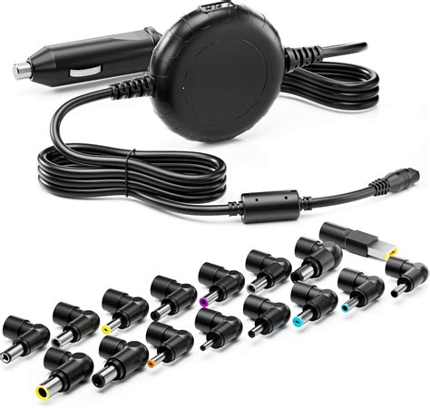 Amazon.com: 100W Universal Laptop Car Charger DC 15V 16V 18.5V 19V 19 ...