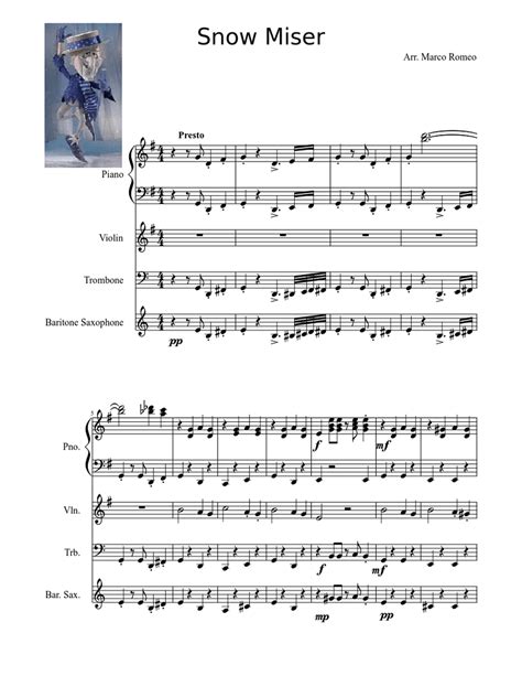 SNOW MISER Sheet music | Download free in PDF or MIDI | Musescore.com