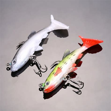 1pcs Fishing Lures Paillette Plastic Fish Hook Soft Plastic Baits Lures ...