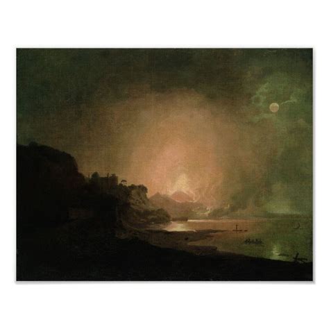 The Eruption of Mount Vesuvius Poster | Zazzle | English artists, Poster prints, Postcard