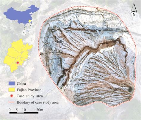 Location of case study area and its digital orthophoto map | Download Scientific Diagram