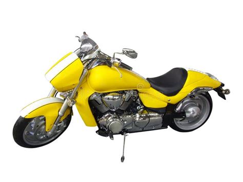 Yellow Motorcycle Royalty Free Stock Photo - Image: 4692095