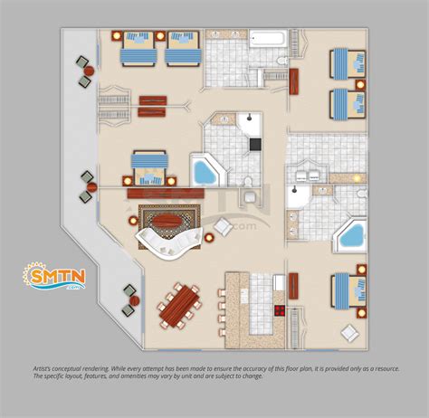 Wyndham Ocean Blvd Building Map