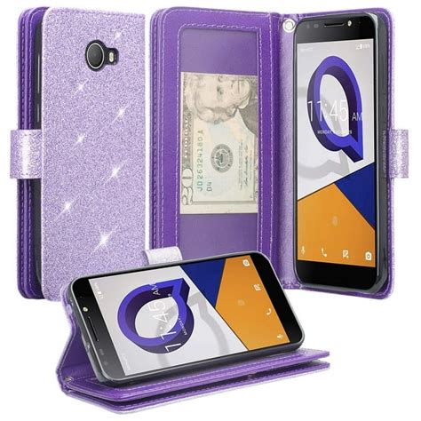 Jitterbug Smart 2 2018 (5.5inch) Case, Folio [Kickstand Feature] PU Leather Flip Wallet Case ...