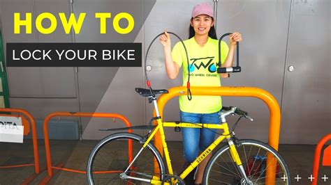 How To Lock Your Bike - The RIGHT Way! - YouTube