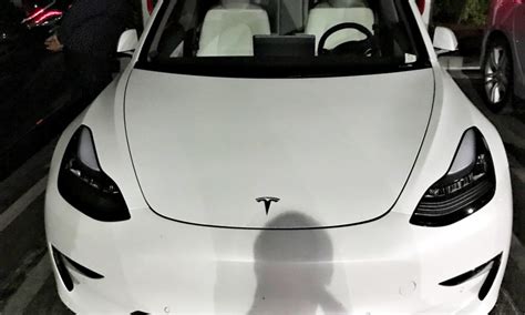 Tesla Model 3 with white interior option spotted ahead of Fall availability