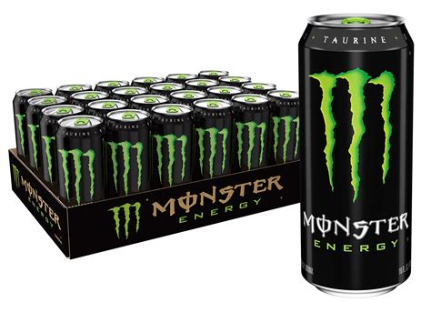 Buy Monster Energy Ultra Blue, Sugar Free Energy Drink, 16 Ounce (Pack of 24) & Drink, Green ...