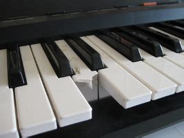 Repair piano/keyboard key