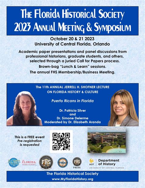 FHS Annual Meeting & Symposium | Florida Historical Society