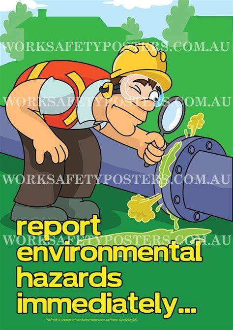 Report Environmental Hazards Safety Posters - Safety Posters Australia