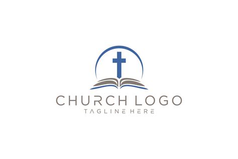 Church Logo Modern Vector Graphic by 7lungan · Creative Fabrica