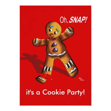 Cookie Swap Christmas Party Invitation | Zazzle