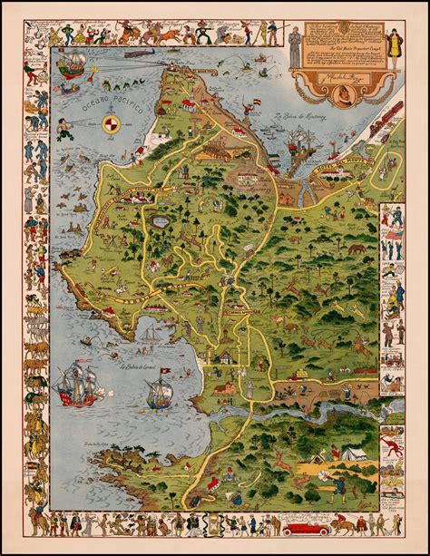 Illustrated history and map of the Monterey Peninsula by Jo Mora [1927 ...