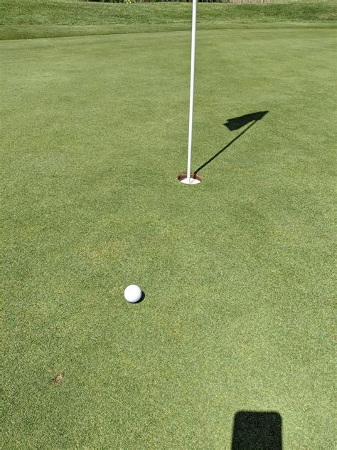 Hit my longest drive ever today to within 3 feet of the first hole. Got ...