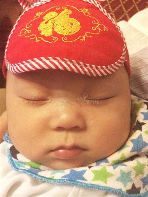 Baby boy sleeping stock image. Image of people, happy - 44152091
