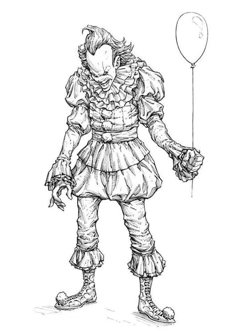 Printable Coloring Pages Of Pennywise