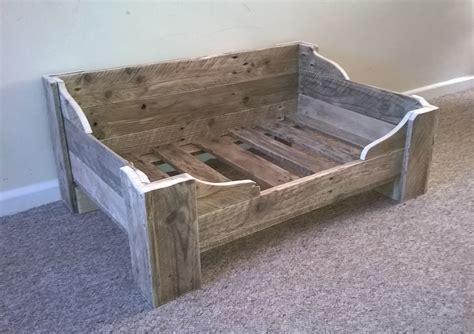 Reclaimed wooden Dog Bed its rustic charm and design makes | Etsy | Wooden dog bed, Wood dog bed ...