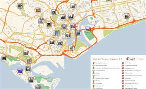 Singapore Maps Top Tourist Attractions Free Printable City Street Map ...