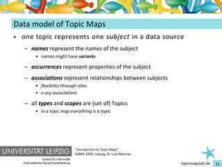 Tutorial Introduction to Topic Maps | PPT