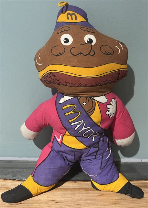 Mavin | Rare Vintage Mayor McCheese McDonalds Plush Toy 16 inches Tall