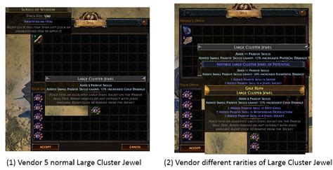 PoE Cluster Jewel Recipe Vendor Changes 3.25 Balance Notables List ...