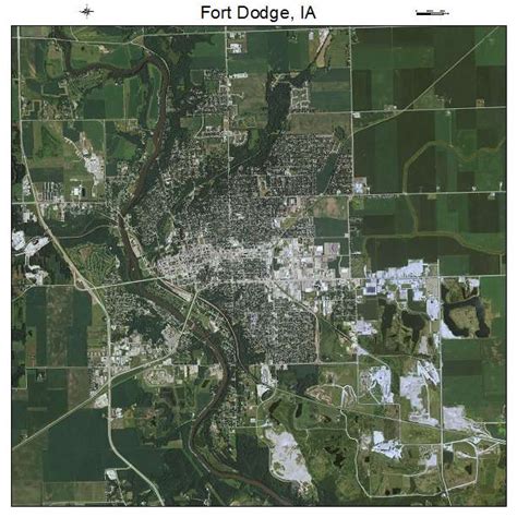 Aerial Photography Map of Fort Dodge, IA Iowa