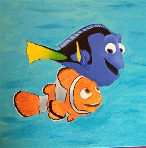 My Finding Nemo painting. | Painting, Art, Artsy