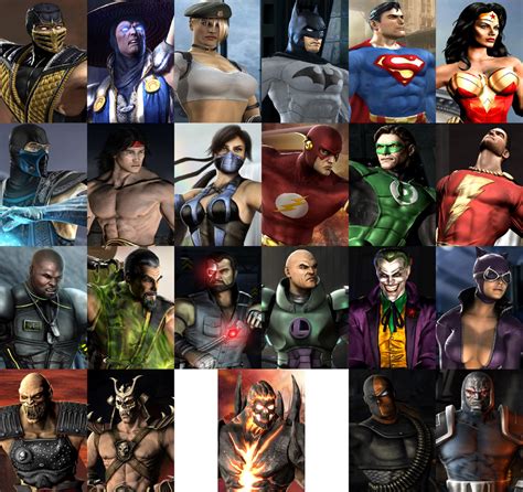 Mortal Kombat vs DC Universe Characters by MnstrFrc on DeviantArt