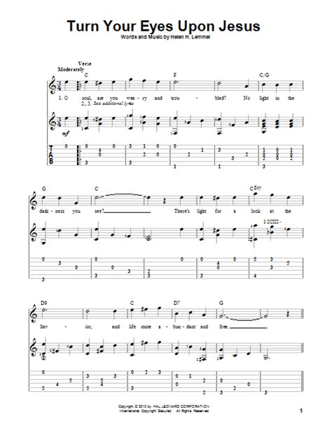 Turn Your Eyes Upon Jesus Guitar Tab by Newsboys (Guitar Tab – 82967)