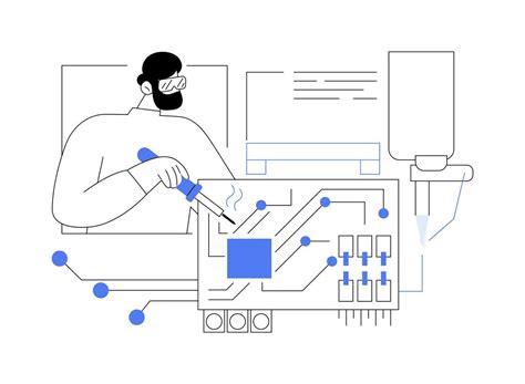 Soldering circuit boards abstract concept vector illustration. 35795010 Vector Art at Vecteezy