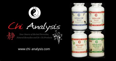 Herbal Supplements | Dr. Chi Supplements | Chi Analysis