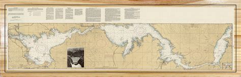 Lake Mead Panoramic Nautical Map (NOAA) – Fire & Pine